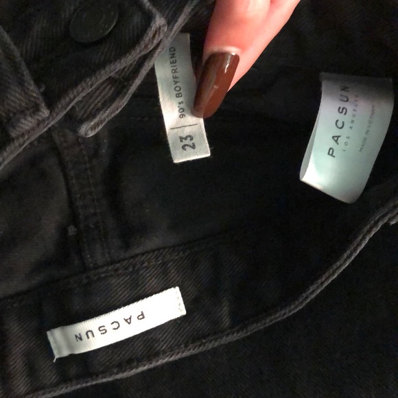 Black ripped 90’s Boyfriend jeans - Picture 5 of 5